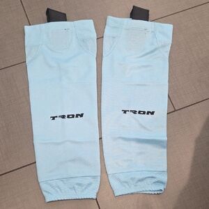 Kids Light Blue Tron Hockey Socks